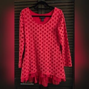 Frank Lyman Mini Dress In Red